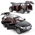 thumbnail image 4 of Bdtctk 1:32 Compatible para X5 Suv Modelo Coche de Juguete Coche de Juguete extraíble de aleación de Zinc con Sonido y luz para niños, niños, niñas, Regalo (Negro), 4 of 5