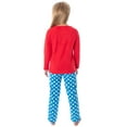 thumbnail image 2 of DC Comics Wonder Woman Girls' Classic Costume Colors Fleece Pajama Set, 2 of 6
