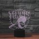 thumbnail image 1 of Luz nocturna LED 3D para tenis que cambia de color para niños con base, 1 of 2