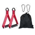 thumbnail image 4 of Asas de ejercicio, solo asa para banda de resistencia, repuesto, antideslizantes, accesorios de agarre para poleas de máquina de cable, entrenamiento rojo, 4 of 8