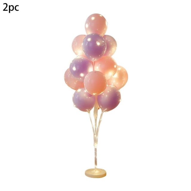 SIYTUAU 2 Set Christmas Inflatable Balloon Stand Kit With String Light Party Decoration For Birthday Wedding Anniversary Festival Graduation In Style C C