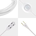 thumbnail image 4 of GE 3-Outlet Polarized Extension Cord with Switch, 12ft., White – 39607, 4 of 8