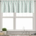 thumbnail image 3 of Ambesonne Teal and White Valance & Curtain, Shabby Plant, 55"x36", Pale Blue Orange White, 3 of 6