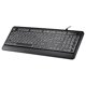 thumbnail image 1 of Teclado Usb Retroiluminado Con Cable Letra Grande Letra Led Blanco Iluminado, 1 of 5