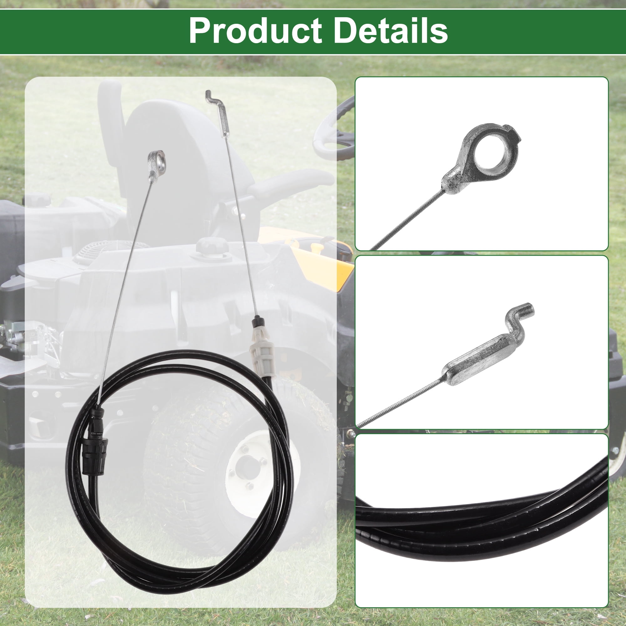 Unique Bargains Brake Cable for Cub Cadet and for Troy-Bilt Lawn Mowers 57 Inch
