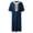 Dark Blue, variant on Mens Robe Caftan Big and Tall Throbe islam for men Embroidered Loose Breathable Long Gown Muslim Middle East Kaftan Dresses Muslim Dubai Clothes Navy 2XL