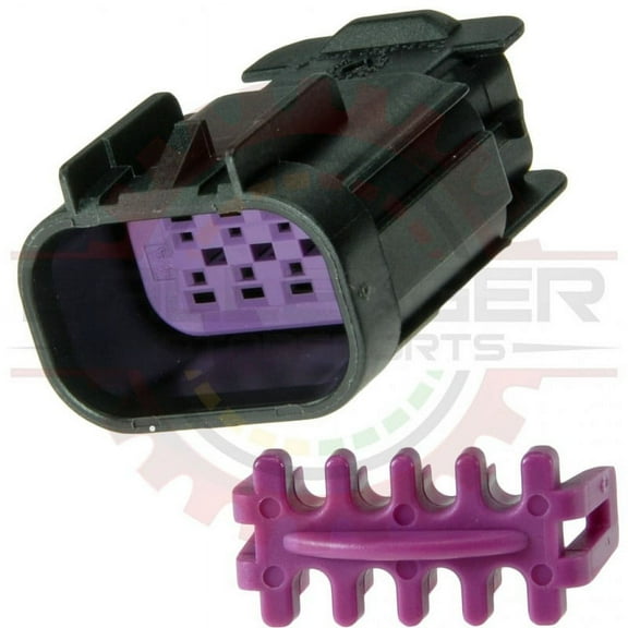 Ballenger Motorsports - Compatible with GM Delphi / Packard - 8-Way GT 150 Receptacle Assembly (Connector and TPA)
