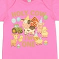 thumbnail image 4 of Inktastic Holy Cow I'm One Boy Farm Animal Birthday Boys or Girls Baby Bodysuit, 4 of 5