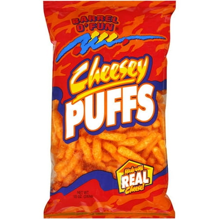 Barrel O' Fun Cheesey Puffs, 10 oz
