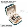 thumbnail image 2 of Koala Portable Square Jewelry Box Organizer for Rings, Earrings, Necklaces, Bracelets - for Girls and Women, 2 of 6