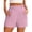 Pink #26, variant on Linen Shorts for Women Casual Comfy Shorts Summer Trendy Mid Waisted Short with Pockets 2026 Royal Blue, L