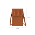 thumbnail image 1 of Bolso de Hombro de Cuero Suave de las Mujeres con Múltiples Bolsillos, Bolso de Cuero Transversal, Bolsa de la Mujer, Bolso de Mano de Moda, Bolsa de Manija Superior Bolsos para Mujeres Bolso Transver, 1 of 6