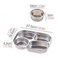 thumbnail image 4 of Lonchera Bento Box NikouMX Acero Inoxidable Multicompartimento, 4 of 7