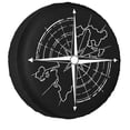 thumbnail image 1 of RM 25-01 Tourbillon Adventure Watch Face Compass Spare Wheel Tire Cover for RAV4 Prado RV SUV 14" 15" 16" 17", 1 of 5