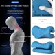 thumbnail image 5 of Almohada de soporte para camilla de cuello, almohada de masaje con soporte de tracción de columna Cervical y curvatura C para relajación de cuello y hombros, 5 of 8