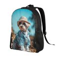 thumbnail image 2 of Easygdp Stylish Dog in Denim Outfit Mochila Versátil y Elegante: Comodidad, Almacenaje y Durabilidad para la Universidad, Trabajo, Viajes y Uso Diario, 2 of 8