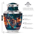 thumbnail image 2 of SUBSH Tiger Urns for Human Ashes - Medium Urns for Human Ashes - Cremation Urns for Men - Adult Cremation Urns - Adult Urns for Human Ashes Men (10 inch Pack of 1), 2 of 2