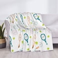 thumbnail image 3 of Disketp Cute Tennis Rackets Flannel Blankets - Thick and Warm Blanket for Winter, Soft Fuzzy Plush King Blanket for All Seasons-50"x40", 3 of 6