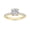 Yellow Gold, variant on HDD 1-5 Carat (ctw) Round Cut LAB GROWN Diamond Side Stone Engagement Ring (Color D-E Clarity VS1-VS2) 14K White Gold 1 Carat Size: 7