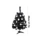 thumbnail image 3 of Árbol fantasmal de Halloween con luces LED | 20 luces LED moradas | Decoración de mesa con purpurina | Funciona con pilas | Incluye 12 adornos colgantes | 45 cm | Centro de mesa festivo para, 3 of 6