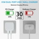 thumbnail image 5 of Adaptador de corriente compacto VAGITTO de 35 W con doble puerto USB C, 5 of 6