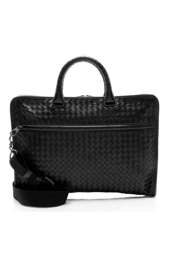 Pre-Owned Bottega Veneta Intrecciato Nappa Briefcase