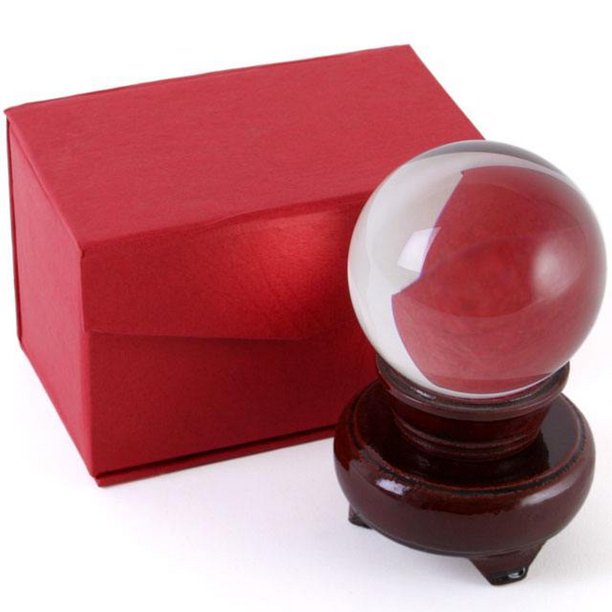 Something Different - Bola de cristal de 6 cm (Transparente)