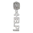 thumbnail image 1 of Delight Jewelry Silvertone Small Crystal HELP! Lord Guide Me Charm Bead, 1 of 4