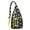 Yellow-2, variant on White Daisy Sling Backpack - Clean Floral Aesthetic Crossbody Bag, Anti-Theft for Students