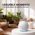 thumbnail image 4 of 5th Generation Alexa smart Speaker with RGB Lighting & Wireless Subwoofer Base - Portable Dot Speaker Compatible for Echo, Stereo Sound System for, Desktop, TV Audio, Available in 3 Colors, 4 of 6
