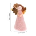thumbnail image 2 of ADDHAT 1Ud De Árbol De Con Ángel Rosa Adorno Para Fiesta Y Hogar, 2 of 7