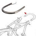 thumbnail image 3 of Rear Seat Loop Tail Hoop Frame for Cafe Racer Style Flat Pipe Tube Fit for Honda with Brake Turn Signal Light175mm, 3 of 3