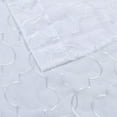 thumbnail image 7 of Home Soft Things 3 Piece Ogee Kitchen Curtain Set - White - 56" x 20" & 28" x 36", 7 of 7