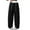 Black, variant on Pants for Girls Girls' Solid Joggers Girls Casual Pants Spring Arrival Stylish Loose Straight Leg Sweatpants For Kids Comfortable Elastic Waist Daily Wear Outfit