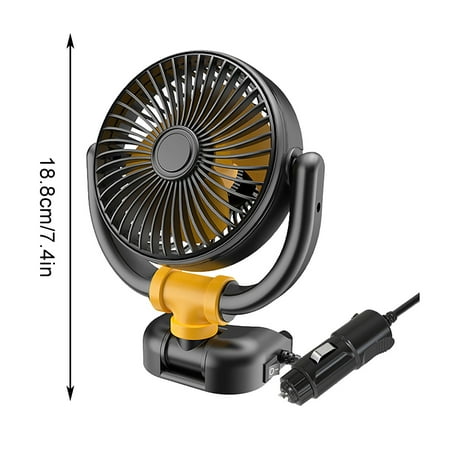 

Car Mounted Fan Large Truck Small Van Single Head Vehicle Powerful Silent Car Electric Fan