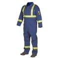 thumbnail image 1 of Forcefield FR Treated 100% Cotton Coverall with Reflective Tape, 1 of 2