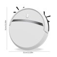 thumbnail image 5 of Robot De Barrido Inteligente Mini máquina de limpieza 1500 MAh barredora eléctrica para limpieza del hogar (blanco) Wdftyju Libre de BPA, 5 of 5