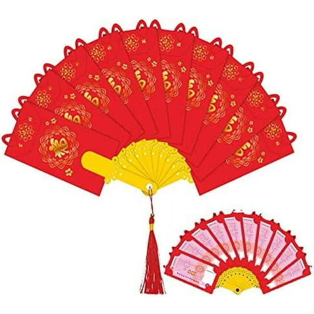 Chinese New Year Red Envelopes 2023, Foldable Red Packets, Chinese New Year Lunar Rabbit Hong Bao Red Gold Lucky Money Pockets for Wedding Chinese Lunar Year (1pc) 1pc 1pc