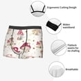 thumbnail image 6 of Daiia Floral Mushroom Men's Underwear Boxer Briefs, Cotton Stretch Moisture-Wicking Underwear-Medium, 6 of 9