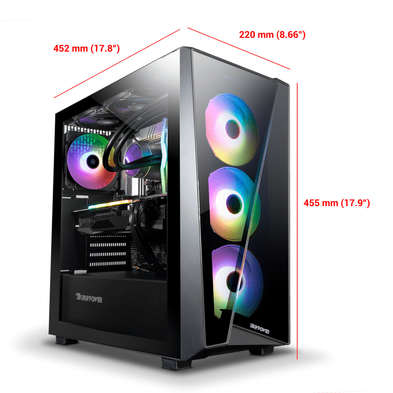 ゲーミングPC（Ryzen 9 7900X3D/RTX4070 SUPER） iBUYPOWER Gaming PC SlateMRA9N47T01 - AMD Ryzen R9-7900X3D