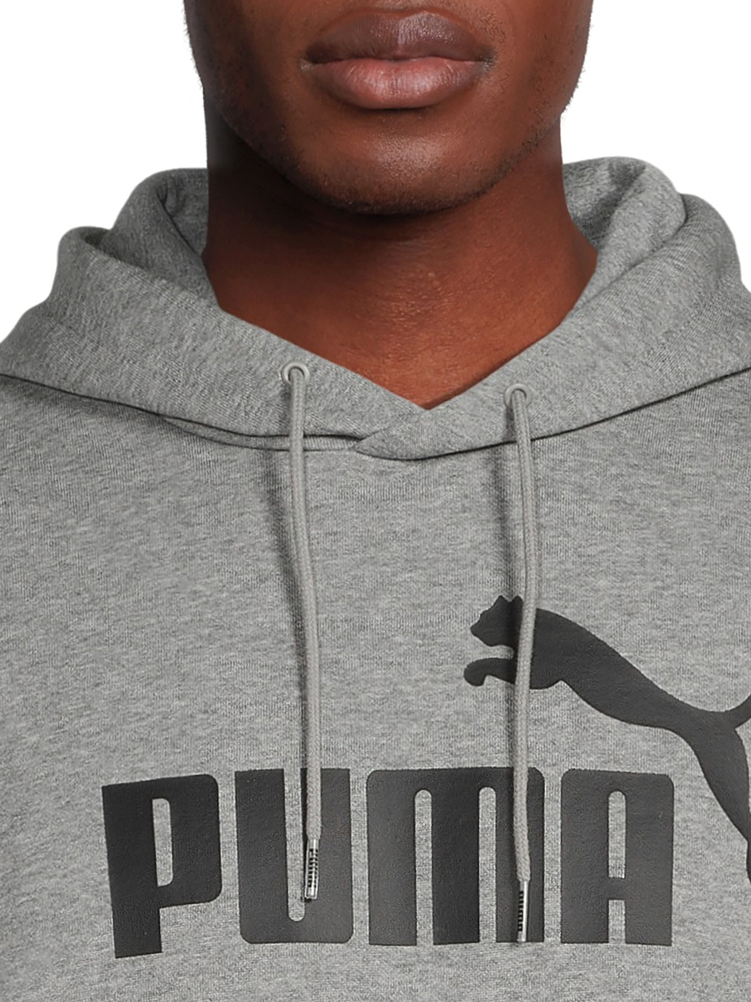 Puma Men's and Big Men's Fleece Logo Pullover Hoodie, Sizes S-XXL - image 4 of 5