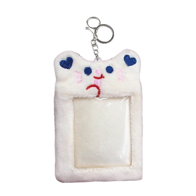Stylish Photocard Holder Chain with Keychain for Secure ID Badge and Card Display