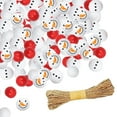 thumbnail image 3 of 200 piezas de de navideñas de invierno de artesanales sueltas con para invierno perfecl Cuentas de muñeco de nieve, 3 of 8