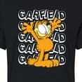 thumbnail image 3 of Garfield - Garfield Repeated - Juniors Cropped Cotton Blend T-Shirt, 3 of 5