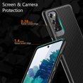 thumbnail image 4 of Case for Samsung Galaxy S20 FE, Carbon Fiber Design [Military Grade Protection] Heavy Duty Shockproof Protective Case, Anti-Scratch Ultra Slim Cover for Galaxy S20 FE 5G, 6.5 inch Black, 4 of 13