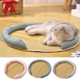 thumbnail image 1 of LiMimmuu Pet Nest Pet Bed Wear-Resistant Round Summer Pet Bed Bed Wear-Resistant Soft Breathable Round Summer Pet Sleeping Bed Cushion Pet Supplies Summer Pet Bed, 1 of 6