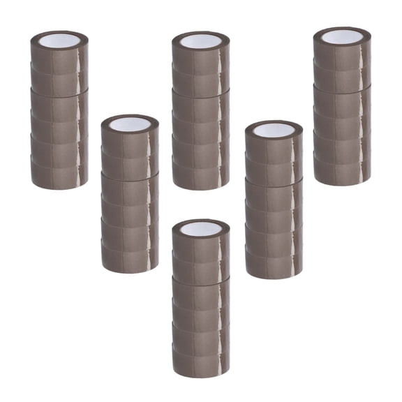 SSBM 1.88" x 110 Yards (330 Feet) Tan Hot Melt Packing Tape, Shipping Boxes, 1.6 Mil Thick, Pack of 36 Rolls