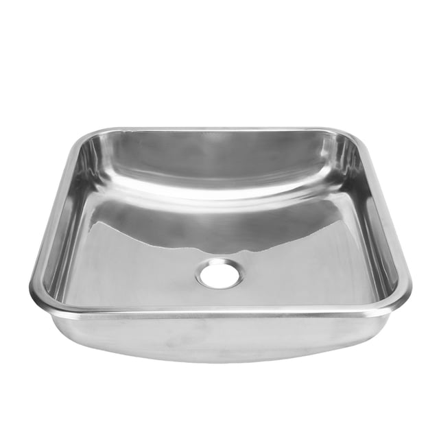 Kitchen Sink, RV Square Sink Efficient Drainage 13 X 13 X 3.1in for Campervan