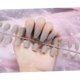 thumbnail image 1 of Charmful Women Art Consejos de uñas mate naturales Presione en parche Nail Verde Gris Yuyangstore Tabletas de mejora de uñas, 1 of 5