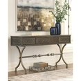 thumbnail image 3 of Ashley Quinnland Accent Console Table in Antique Gray and Champagne, 3 of 5